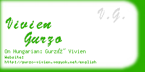 vivien gurzo business card